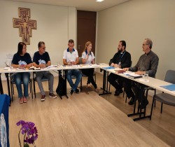 Dom Bruno Elizeu, participa da reunião da coordenação nacional da Pastoral Familiar.